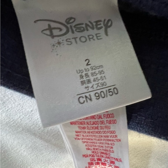 Disney Mickey Mouse Boys Fleece Joggers Navy Blue - Picture 3 of 3